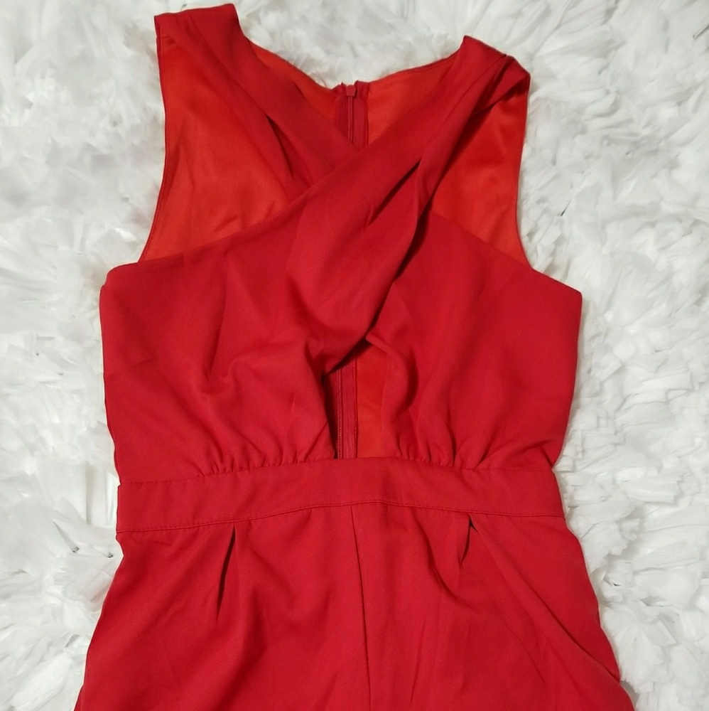 Criss cross romper